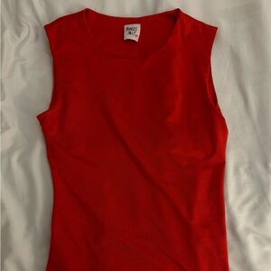 Princess Polly Red Top Size S